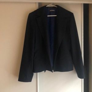 Tahari Navy blue blazer